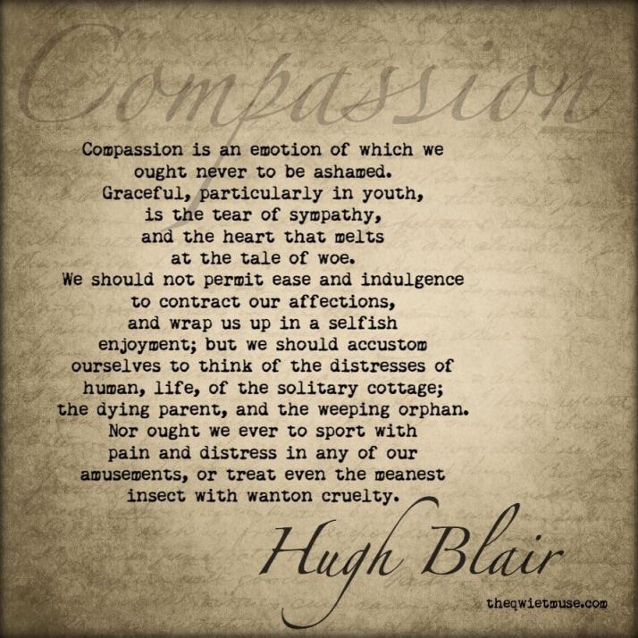 Hugh Blair - Compassion Quote