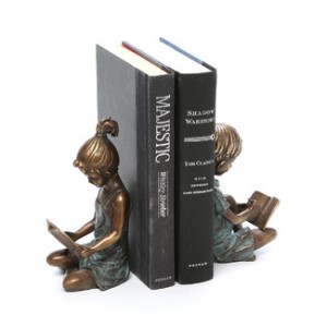 Beautiful  Reading children Bookends $242.00